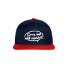 sorry, hab nich zujehört... - Snapback Cap - Navy/Rot