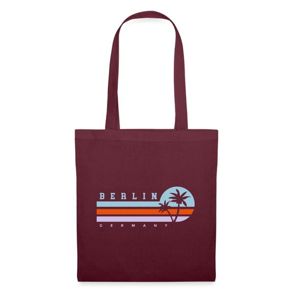 Berlin, Germany - Stoffbeutel - Burgunderrot