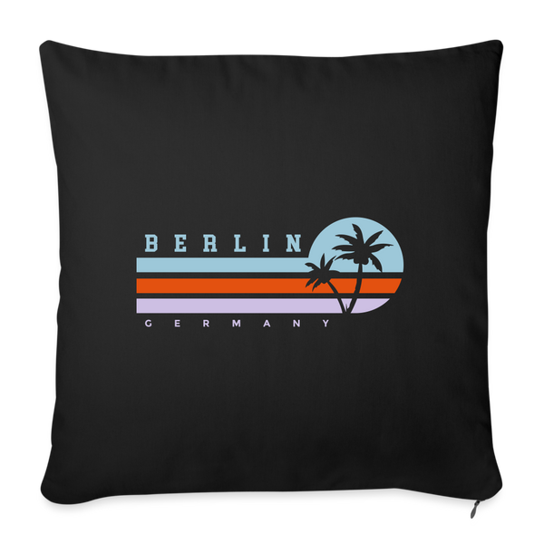 Berlin, Germany - Sofakissen mit Füllung (45 x 45 cm) - Schwarz