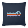 Berlin, Germany - Sofakissen mit Füllung (45 x 45 cm) - Navy