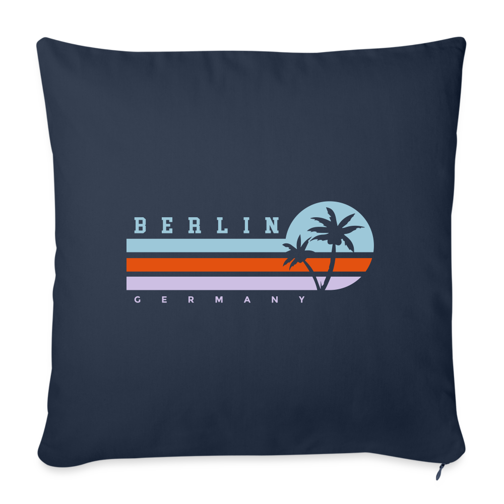 Berlin, Germany - Sofakissen mit Füllung (45 x 45 cm) - Navy