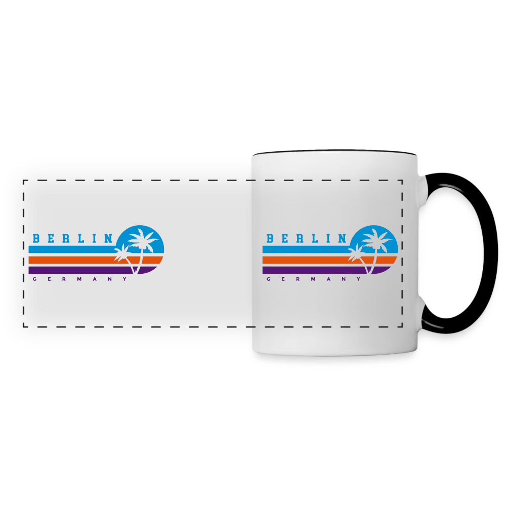 Berlin, Germany - Tasse zweifarbig - Weiß/Schwarz