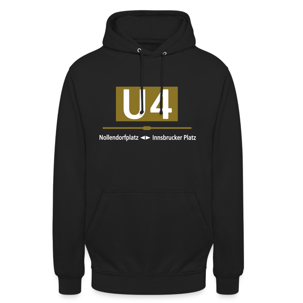 U4 - Unisex Hoodie - Schwarz