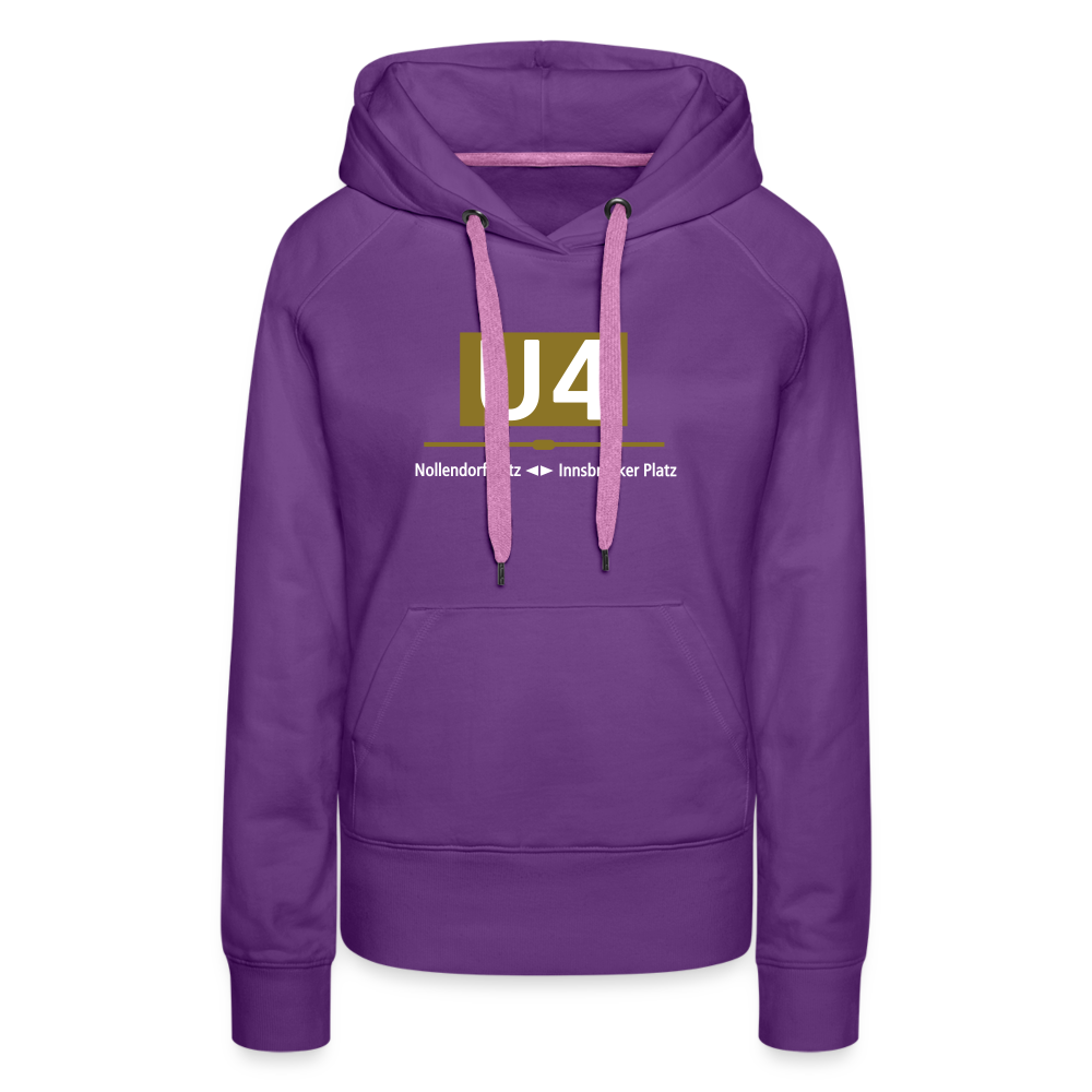 U4 - Frauen Premium Hoodie - Purple