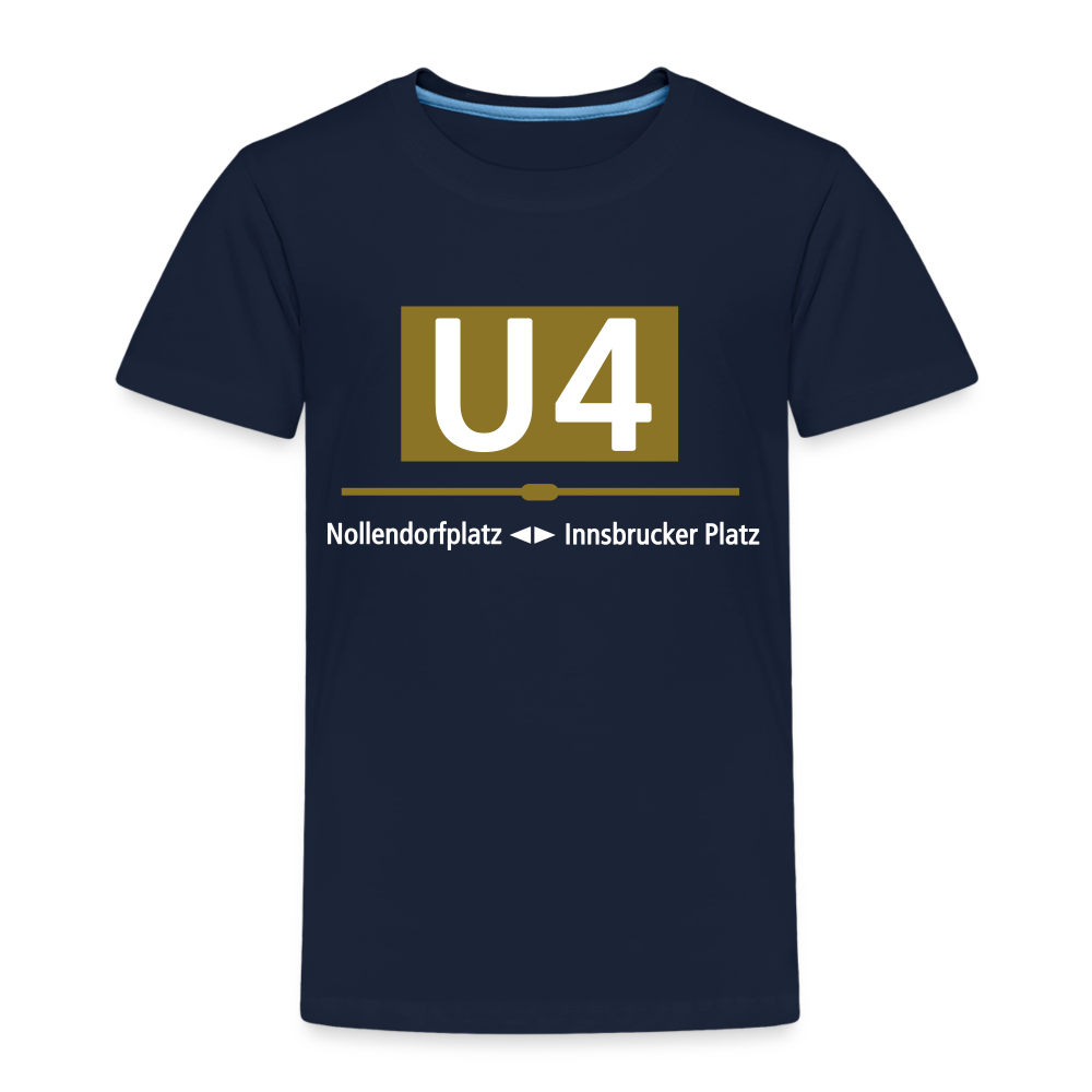 U4 - Kinder Premium T-Shirt - Navy
