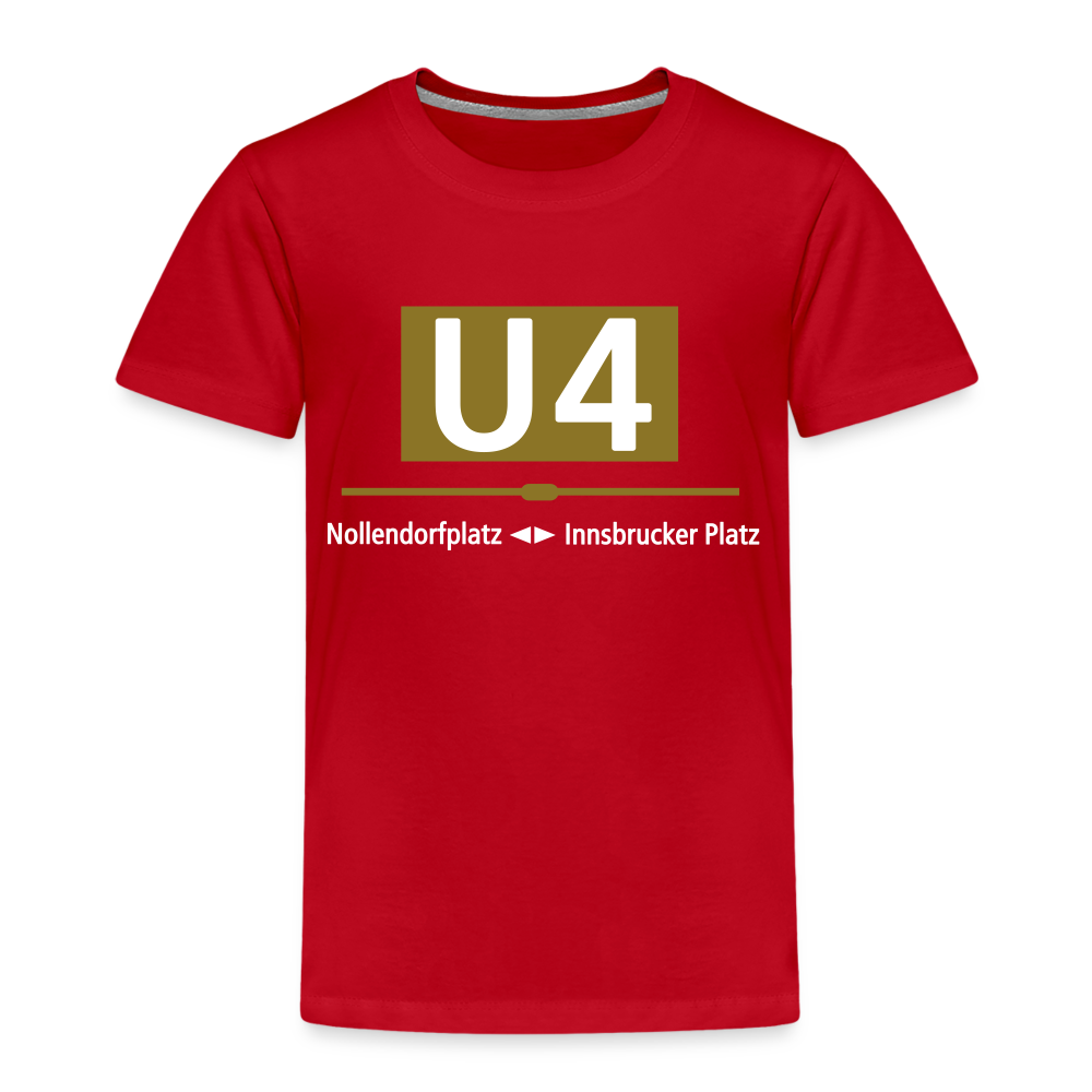 U4 - Kinder Premium T-Shirt - Rot