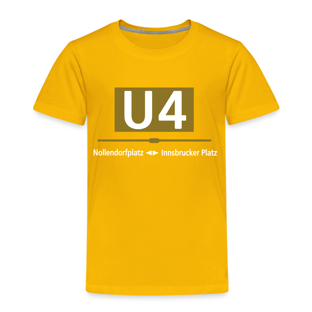 U4 - Kinder Premium T-Shirt - Sonnengelb