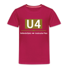 U4 - Kinder Premium T-Shirt - dunkles Pink