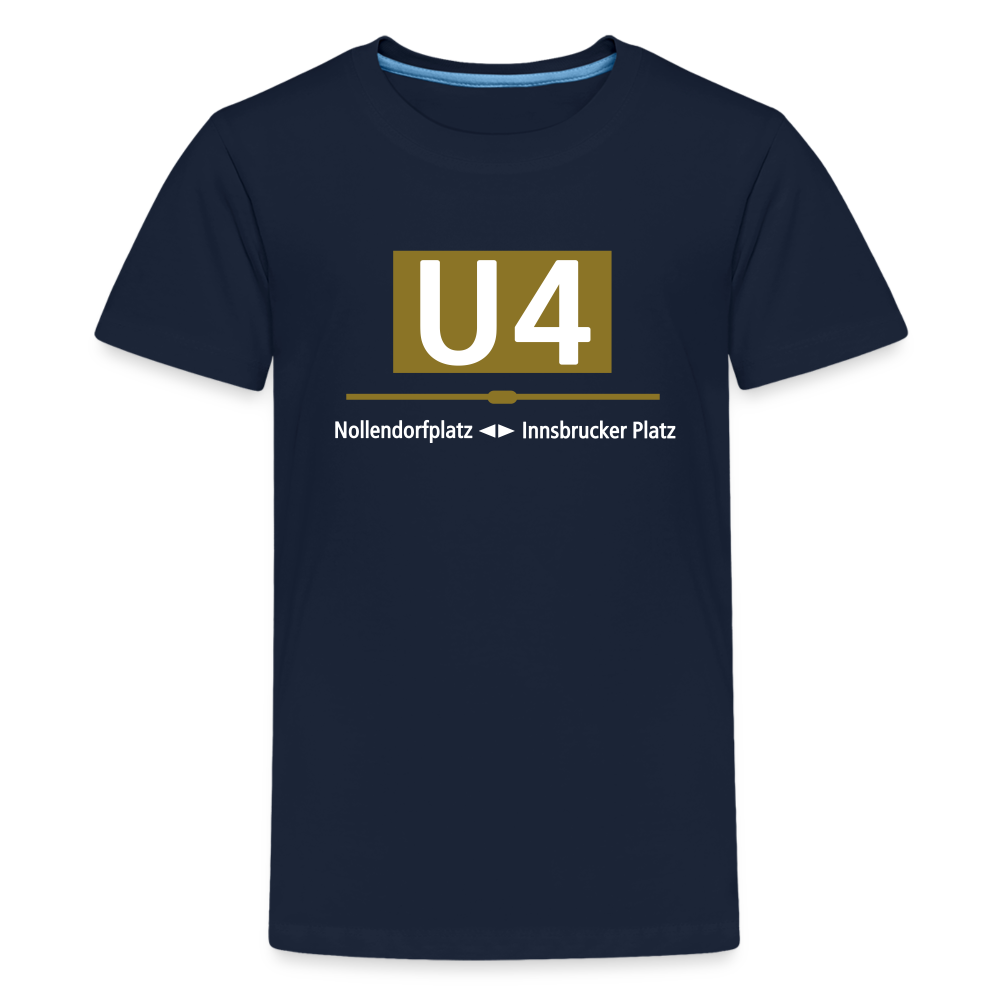 U4 - Teenager Premium T-Shirt - Navy