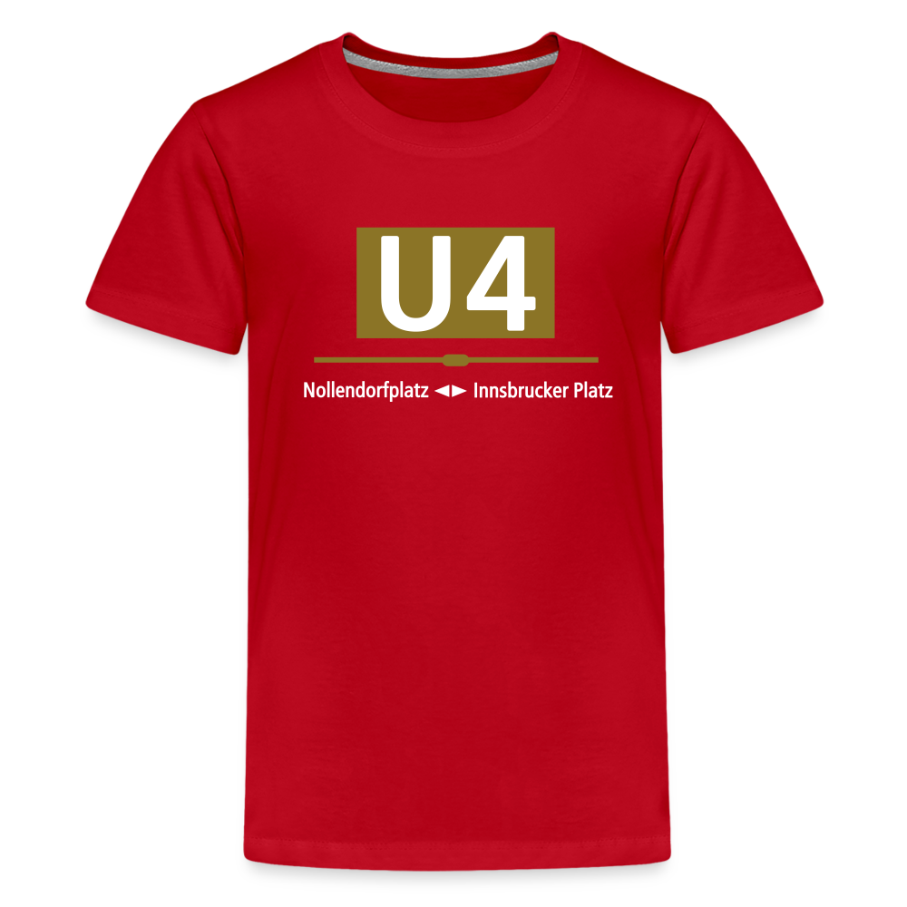 U4 - Teenager Premium T-Shirt - Rot