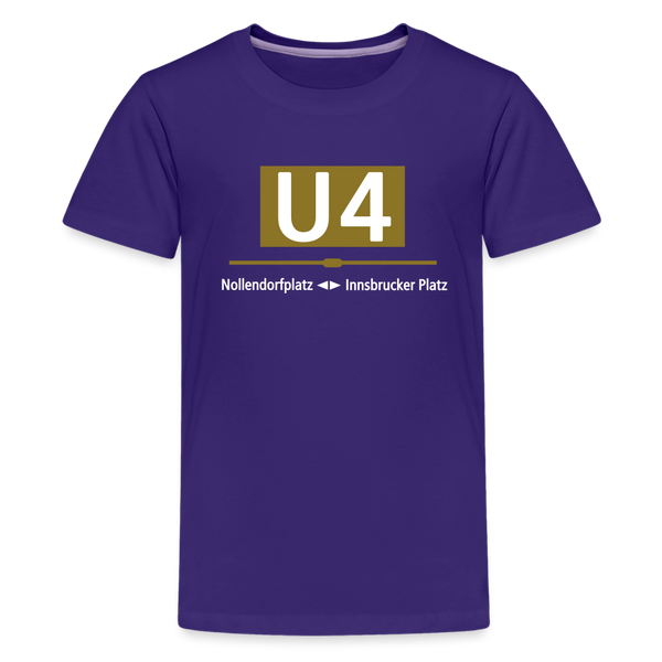 U4 - Teenager Premium T-Shirt - Lila