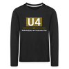 U4 - Kinder Langarmshirt - Schwarz