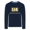 U4 - Kinder Langarmshirt - Navy
