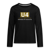U4 - Teenager Langarmshirt - Schwarz
