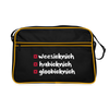 weesicknich, habicknich, gloobicknich - Retro Tasche - Schwarz/Gold