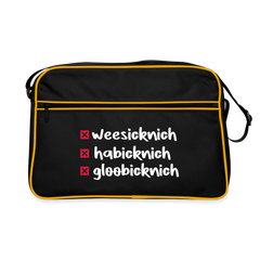weesicknich, habicknich, gloobicknich - Retro Tasche