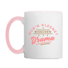 Nur'n kleenet Bisschen Drama - Tasse zweifarbig