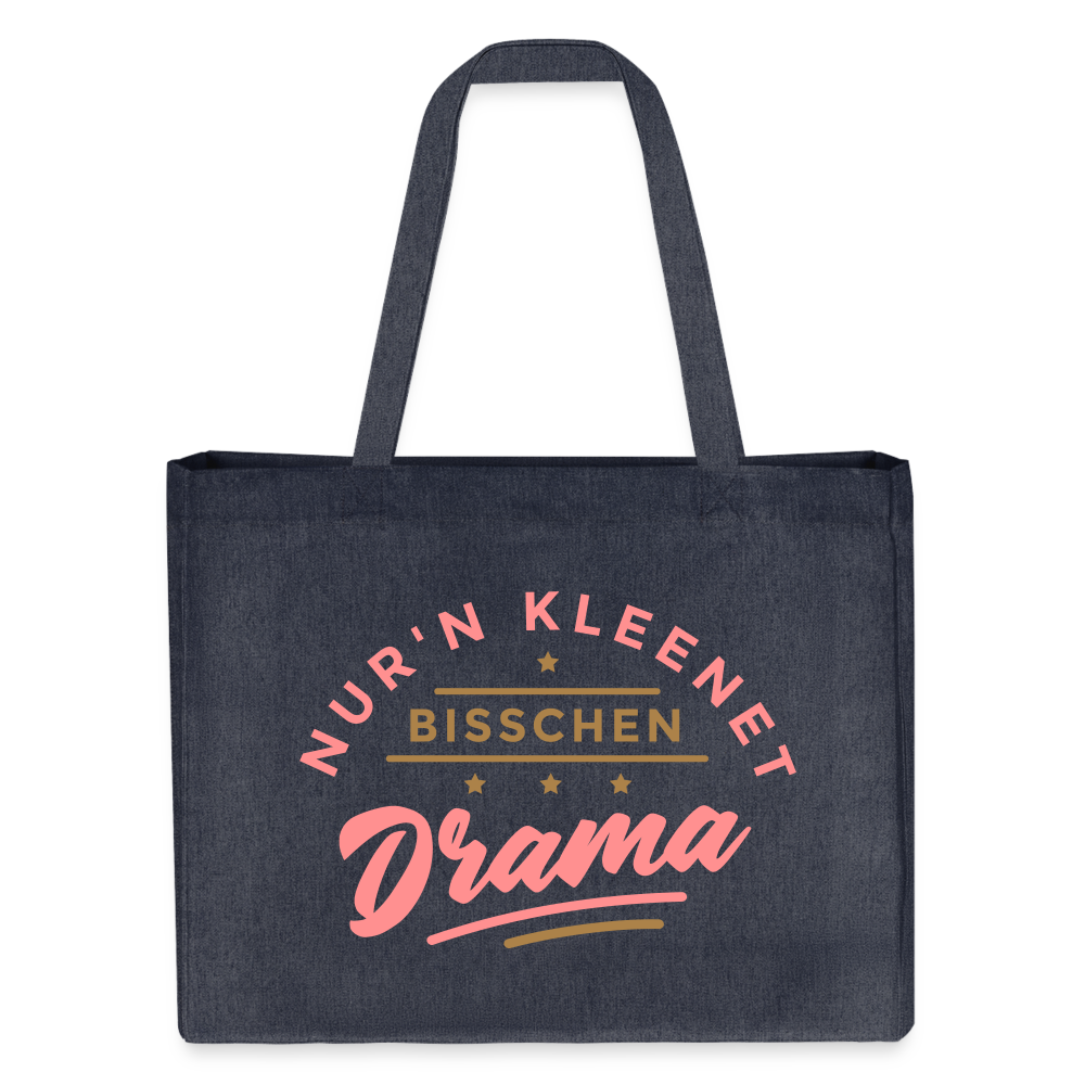 Nur'n kleenet Bisschen Drama - Shopping Bag - midnight Blue