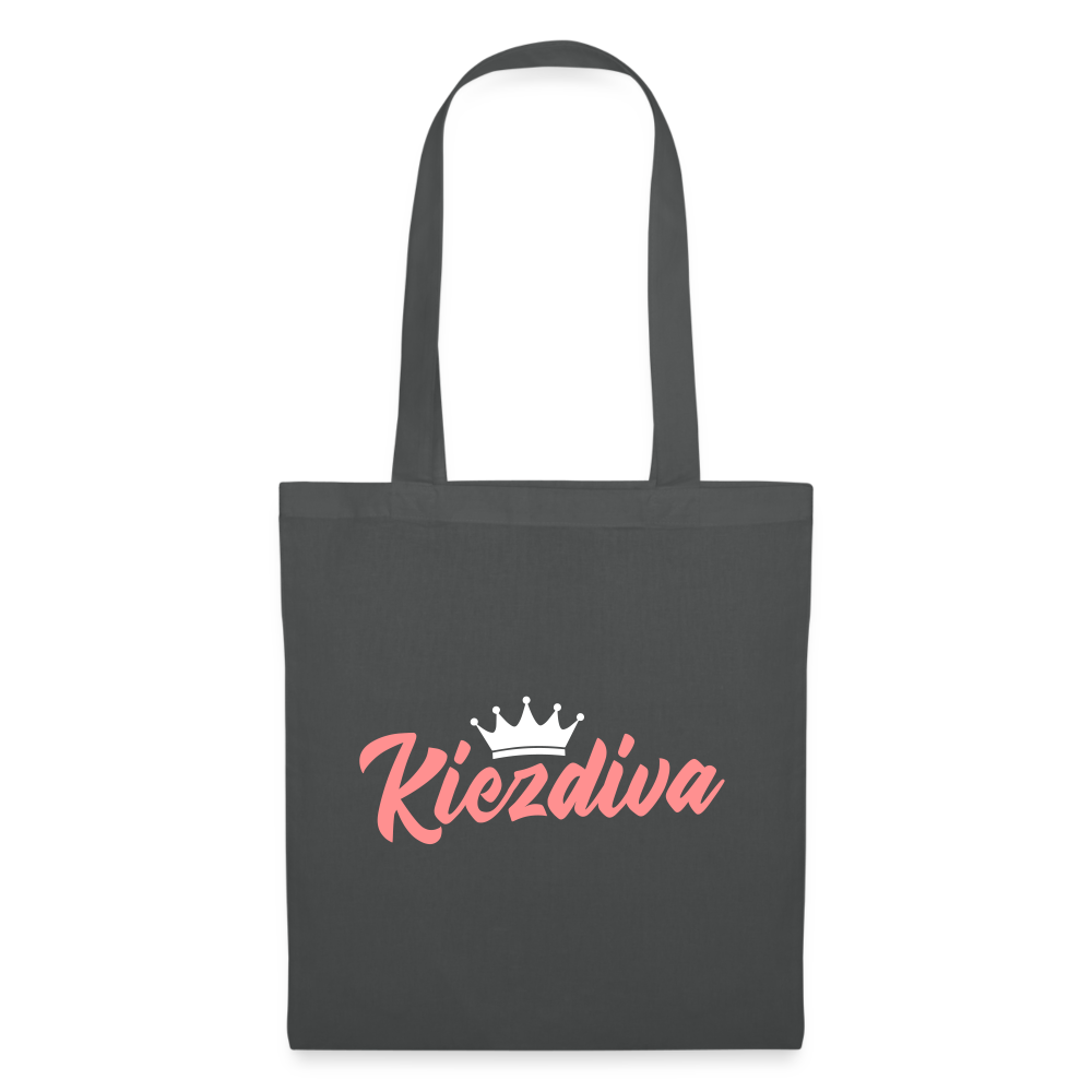 Kiezdiva - Stoffbeutel - Graphite