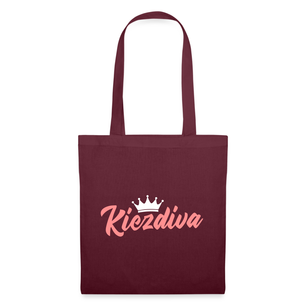 Kiezdiva - Stoffbeutel - Burgunderrot
