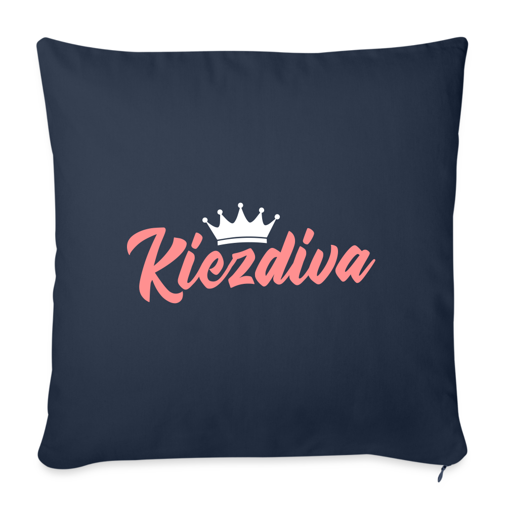 Kiezdiva - Sofakissen mit Füllung (45 x 45 cm) - Navy