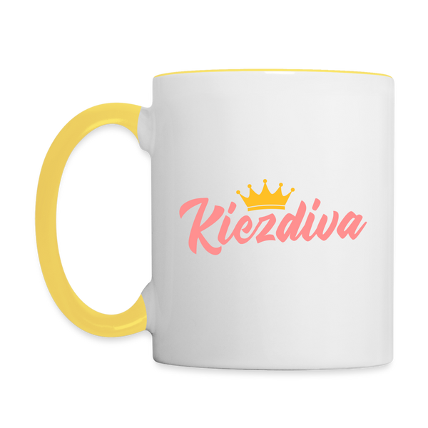 Kiezdiva - Tasse zweifarbig