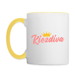 Kiezdiva - Tasse zweifarbig