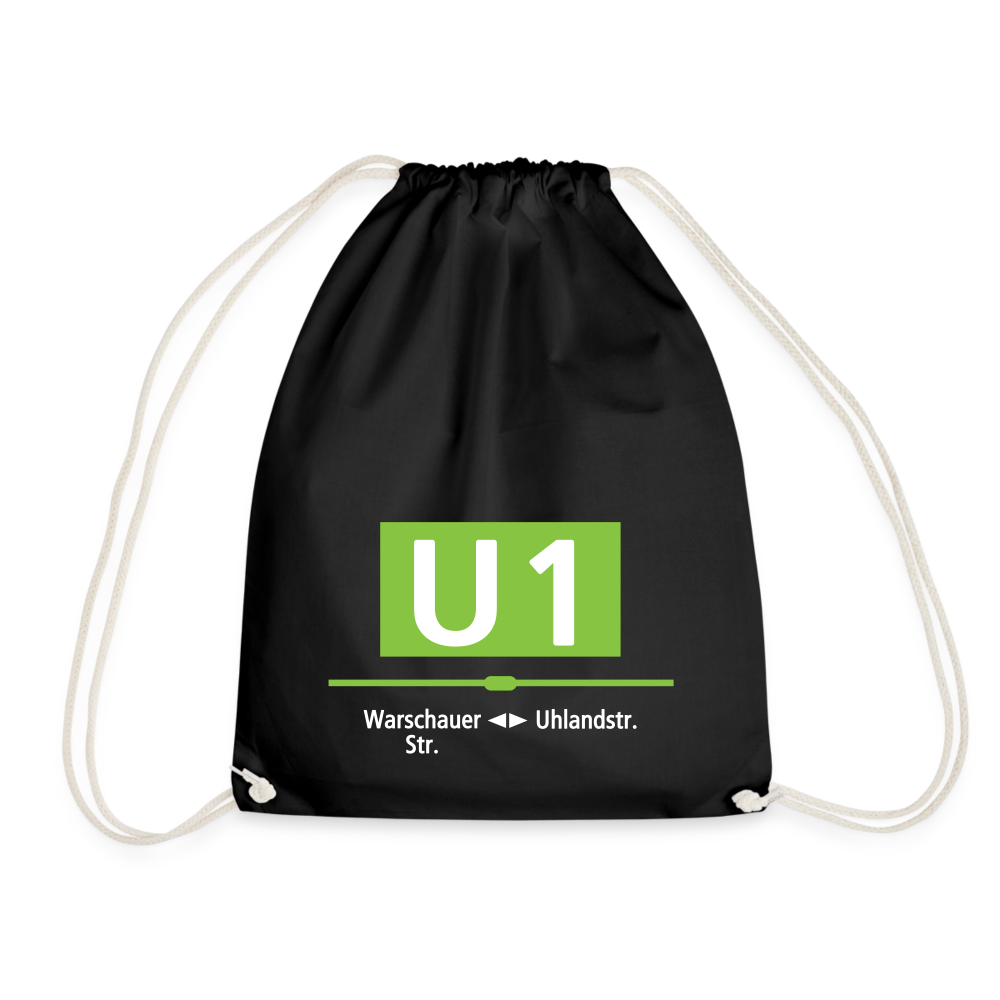 U1 - Turnbeutel - Schwarz