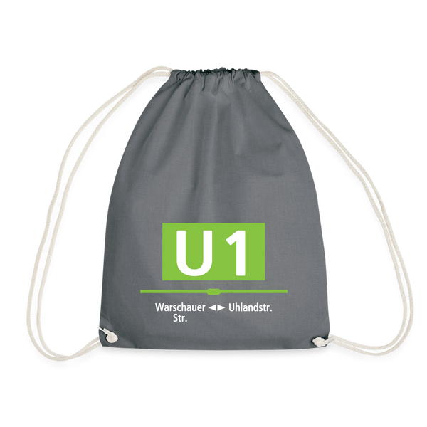 U1 - Turnbeutel - Grau