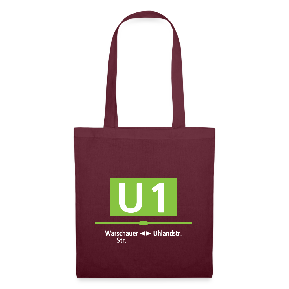 U1 - Stoffbeutel - Burgunderrot
