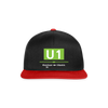 U1 - Snapback Cap - Schwarz/Rot