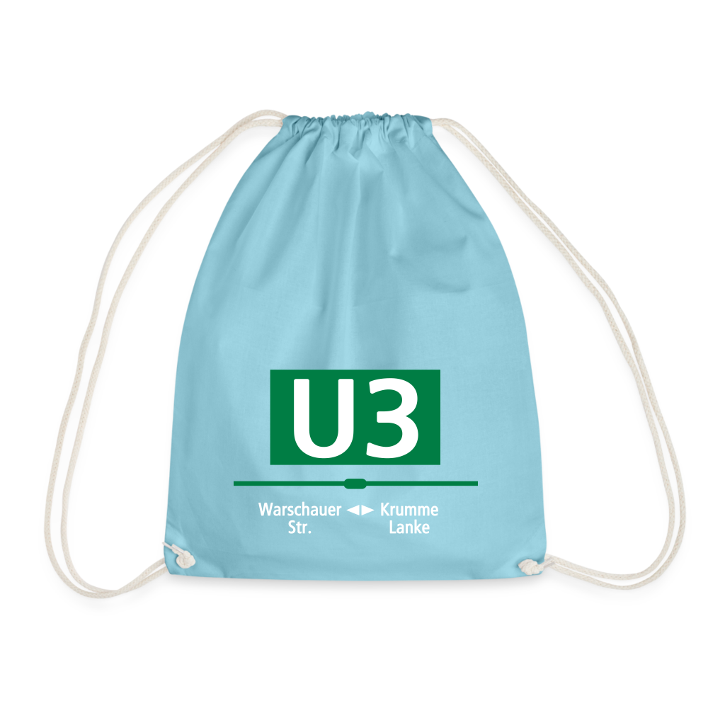 U3 - Turnbeutel - Aqua