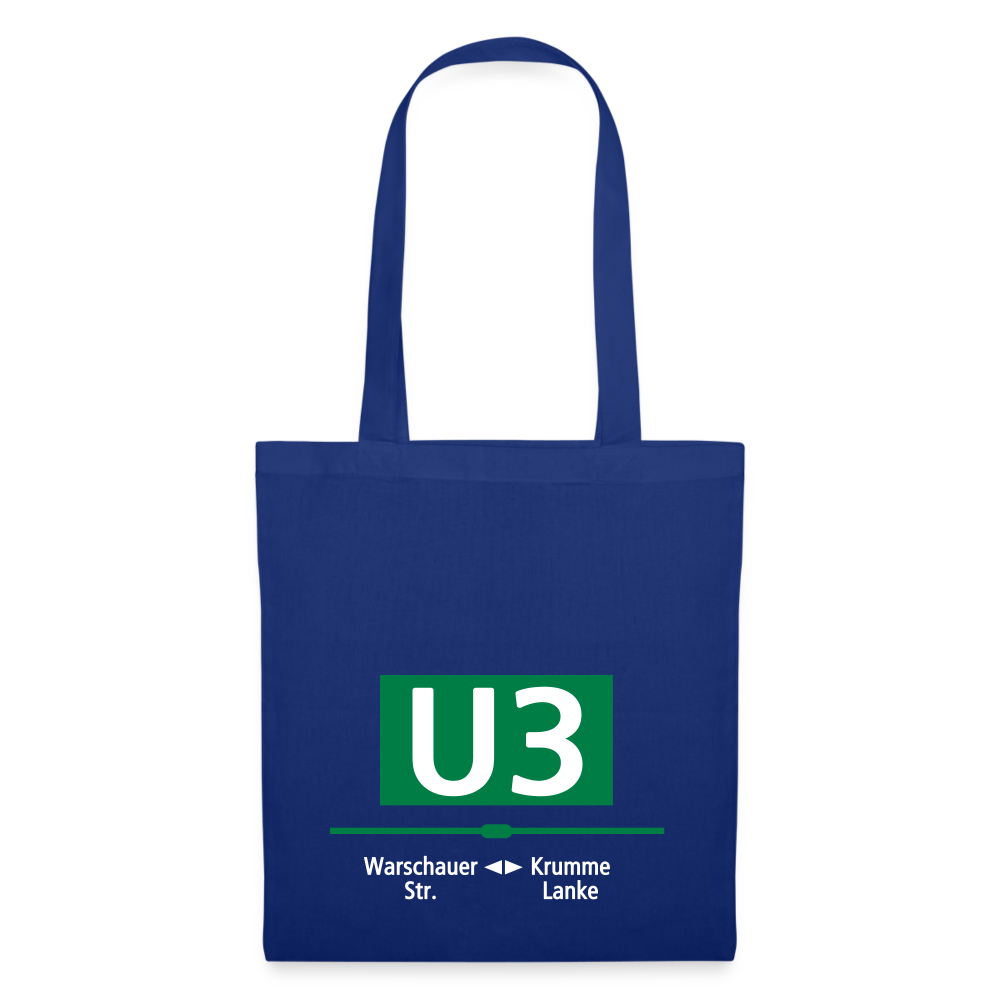 U3 - Stoffbeutel - Royalblau
