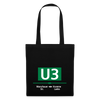 U3 - Stoffbeutel - Schwarz