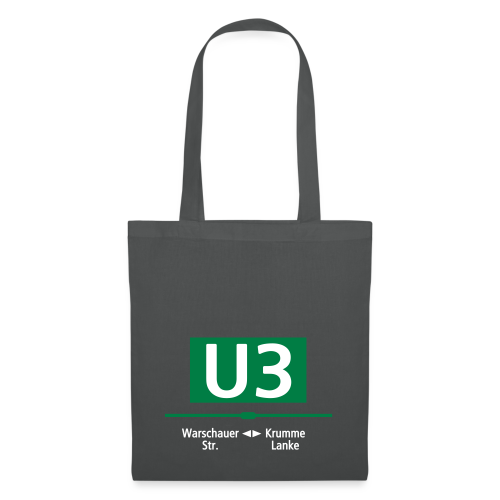 U3 - Stoffbeutel - Graphite