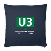 U3 - Sofakissen mit Füllung (45 x 45 cm) - Navy