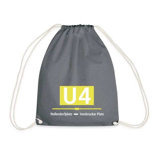 U4 - Turnbeutel - Grau