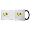 U4 - Tasse zweifarbig - Weiß/Schwarz