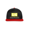 U4 - Snapback Cap - Schwarz/Rot