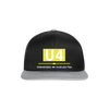 U4 - Snapback Cap - Schwarz/Grau