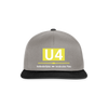 U4 - Snapback Cap - Graphit/Schwarz