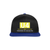 U4 - Snapback Cap - Schwarz/Königsblau
