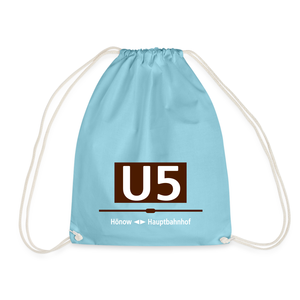 U5 - Turnbeutel - Aqua