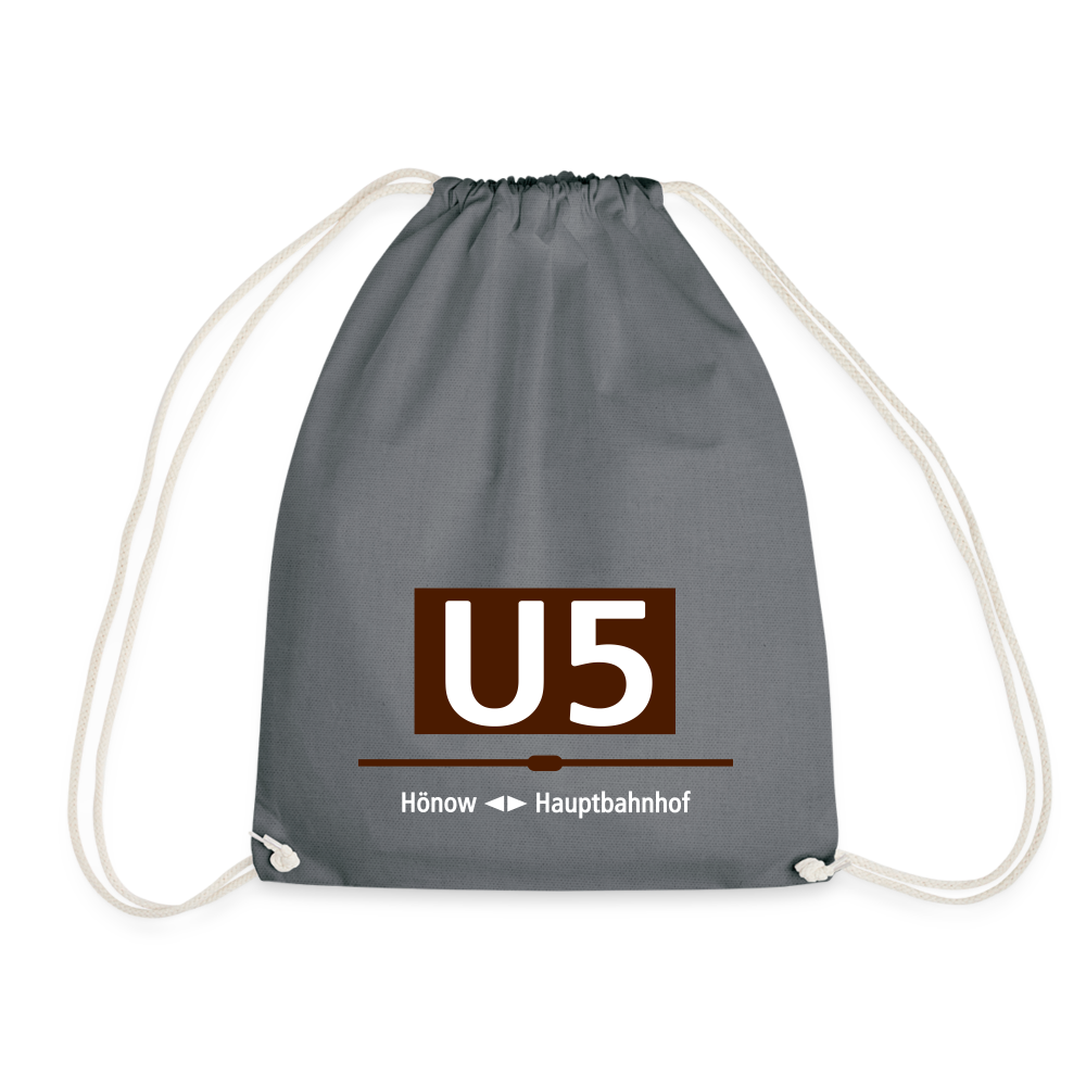 U5 - Turnbeutel - Grau