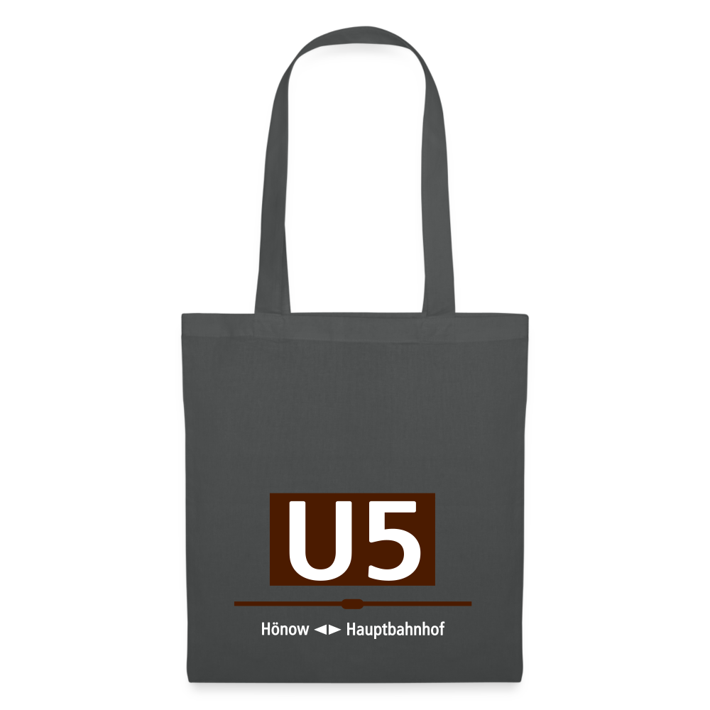 U5 - Stoffbeutel - Graphite