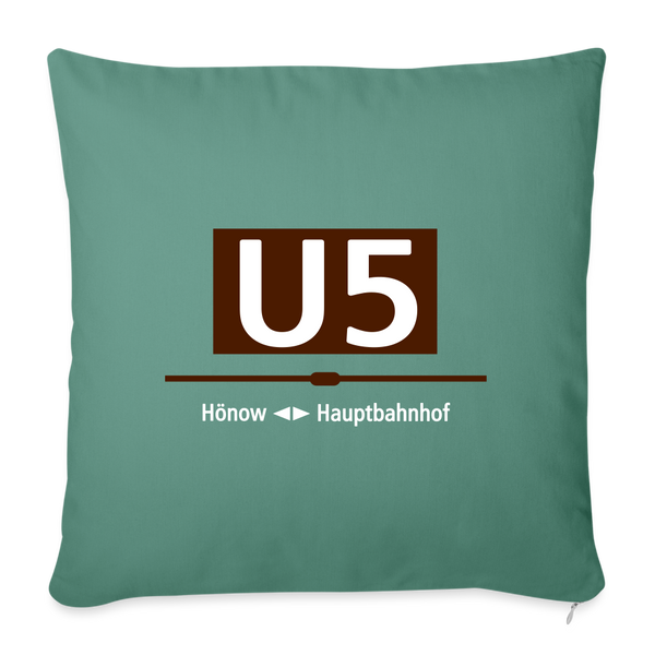 U5 - Sofakissen mit Füllung (45 x 45 cm) - Tanngrün