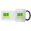 U1 - Tasse zweifarbig - Weiß/Schwarz