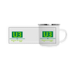 U3 - Emaille Tasse - Weiß