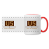 U5 - Tasse zweifarbig - Weiß/Rot