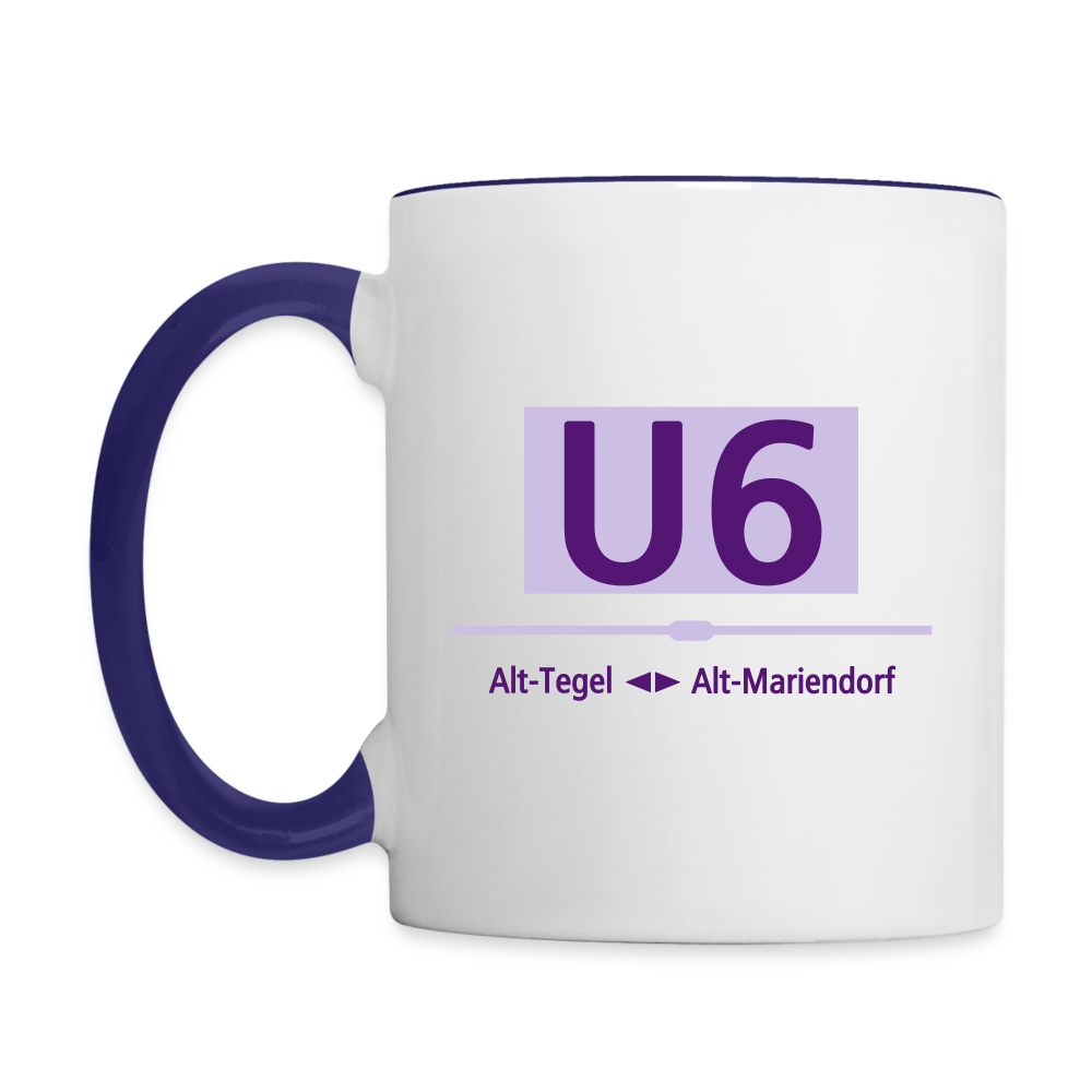 U6 - Tasse zweifarbig